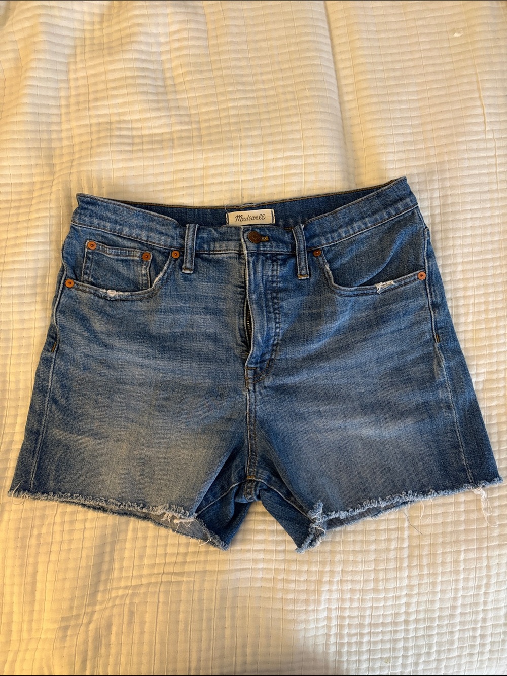 Madewell Denim High-Rise Shorts - size 30